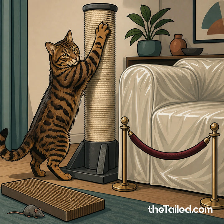 Cat Scratching Furniture: 7 Ways to Redirect It