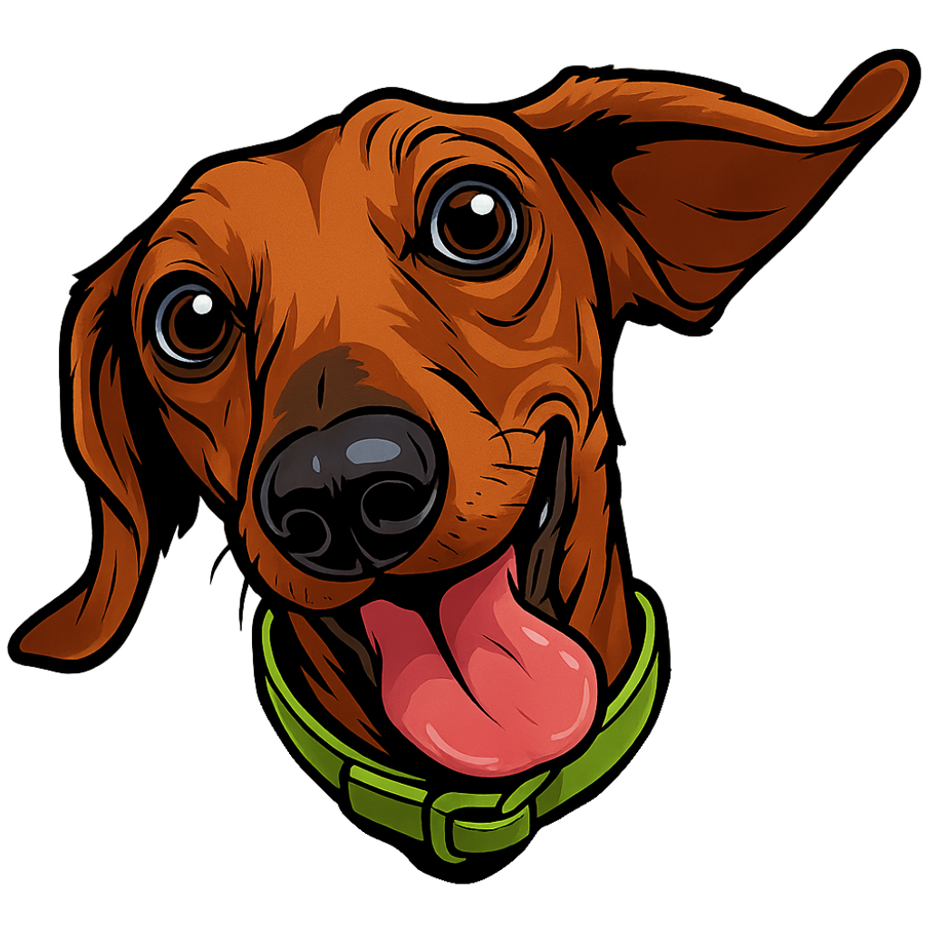 Custom illustration of a dog by theTailed